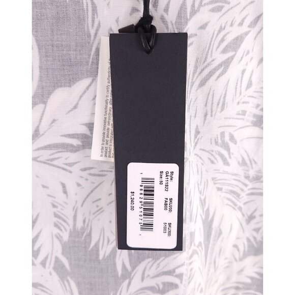 Palm Angels Allover Palm Print Pullover Shirt Size 50 L Oversized Mens New - Picture 7 of 13